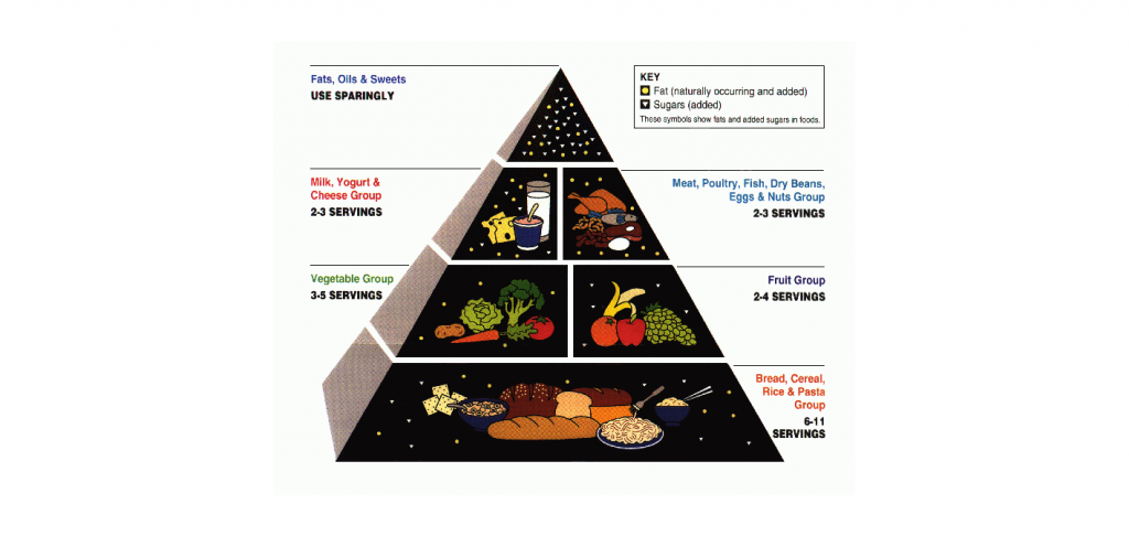 Food Pyramid for nutrition