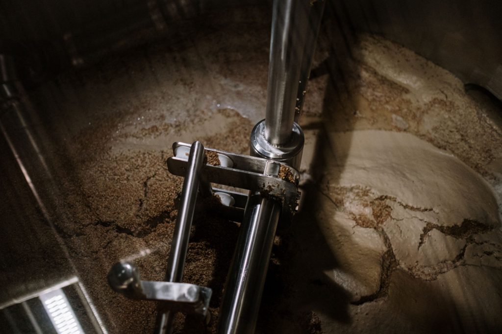 Mashing of whiskey