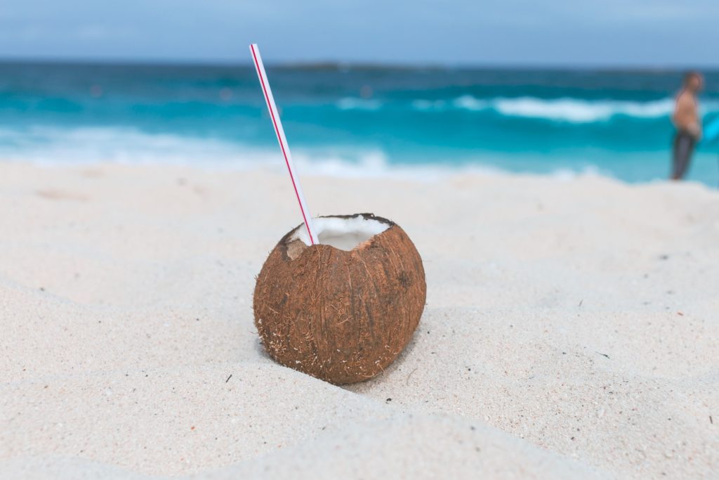  coconut water as drink